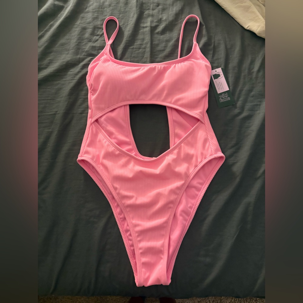 Pink One Piece Swimsuit